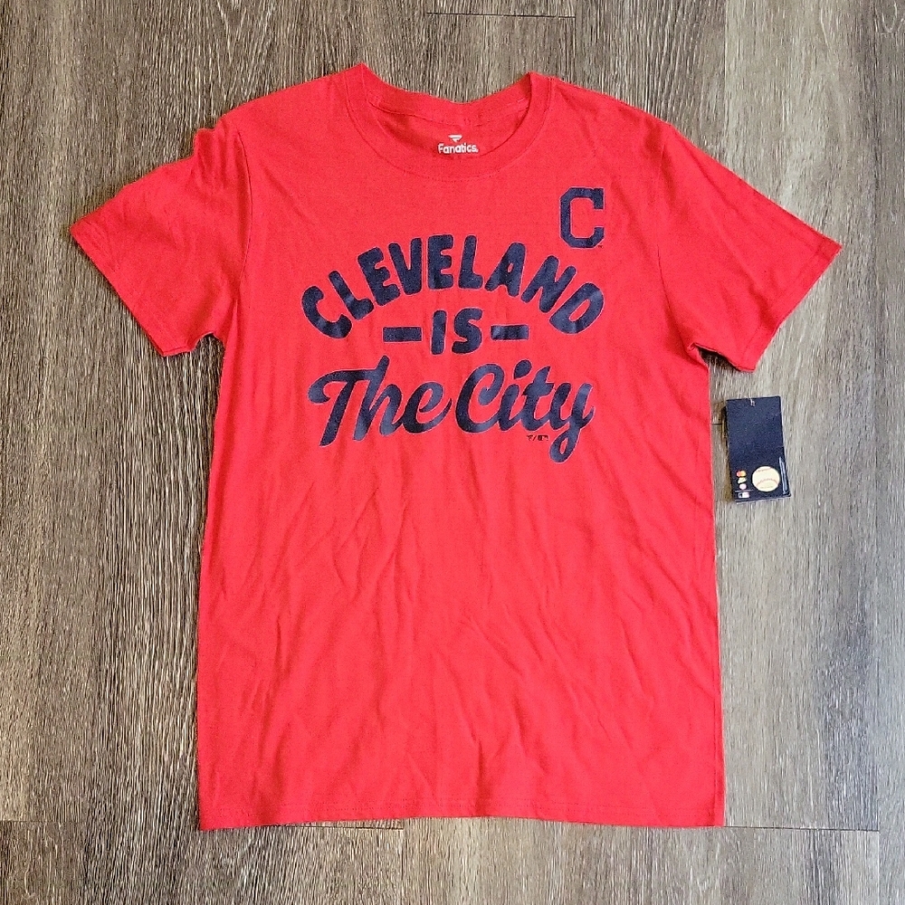Fanatics Red Cleveland Short Sleeve Tee